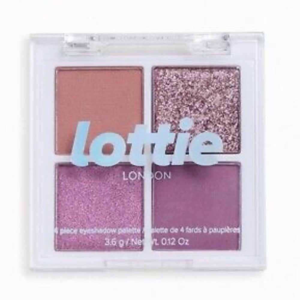 💥 3/$15 🆕 Lottie London The Mauves Eyeshadow Quad